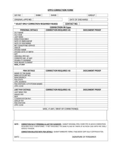 Change the name in e-ppo: Form attached – VOICE OF EX-SERVICEMEN ...